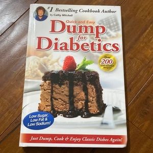 Dump for Diabetics by Cathy Mitchell cookbook‎ hard cover